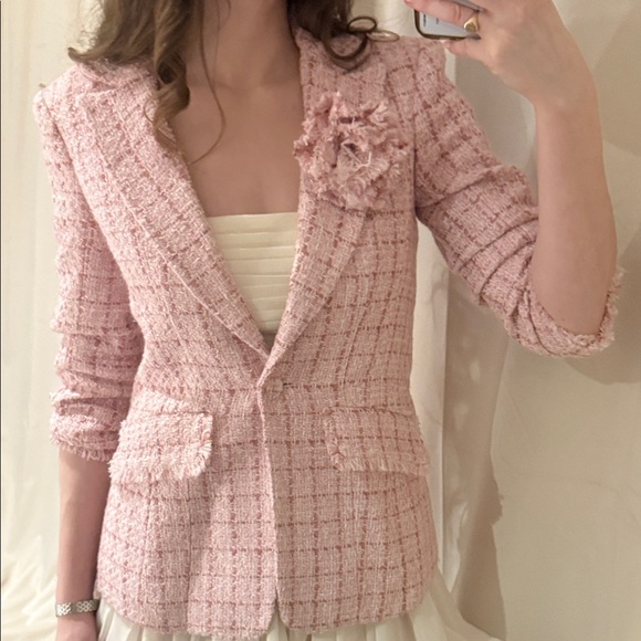 Cinq à Sept Pink NWT Pricilla Blazer - Picture 3 of 5